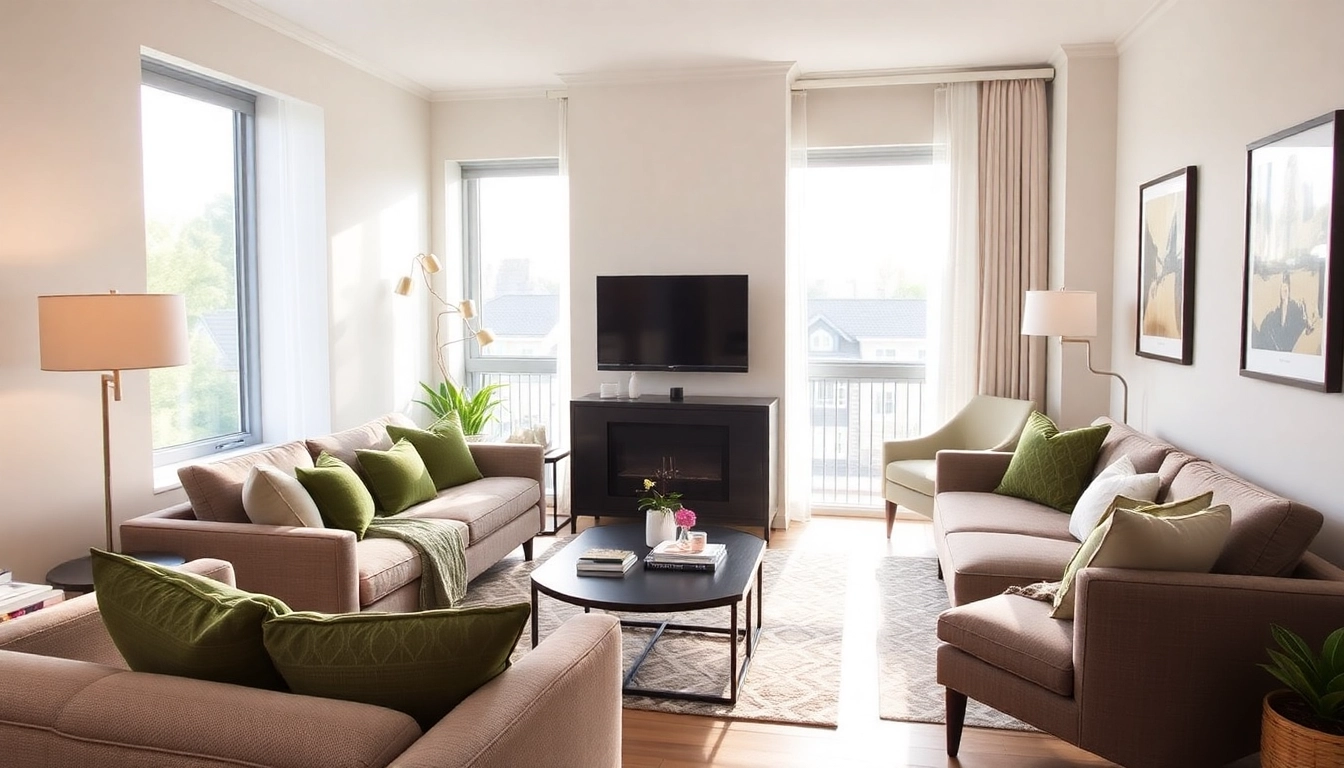 Experience luxurious comfort in the Bloomsbury Residences' elegantly styled living room.