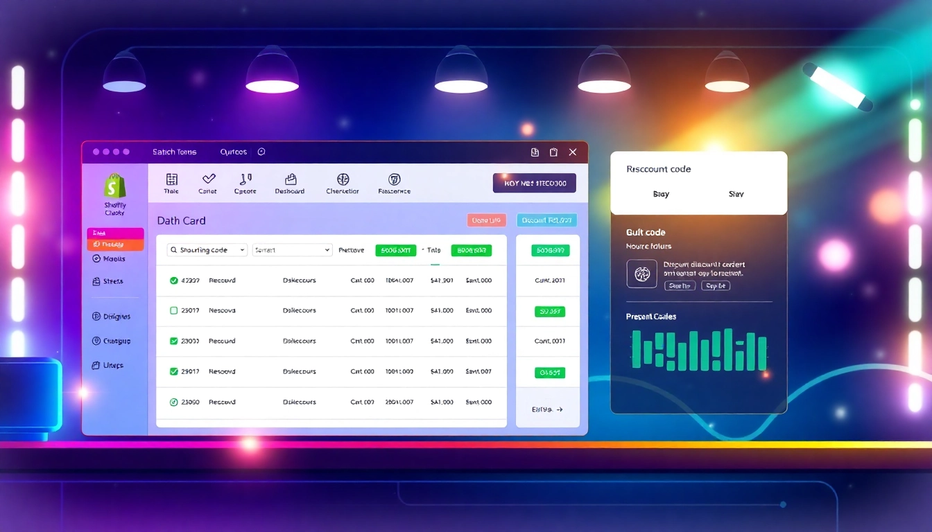 Generate and manage shopify bulk discount codes with a user-friendly dashboard interface.