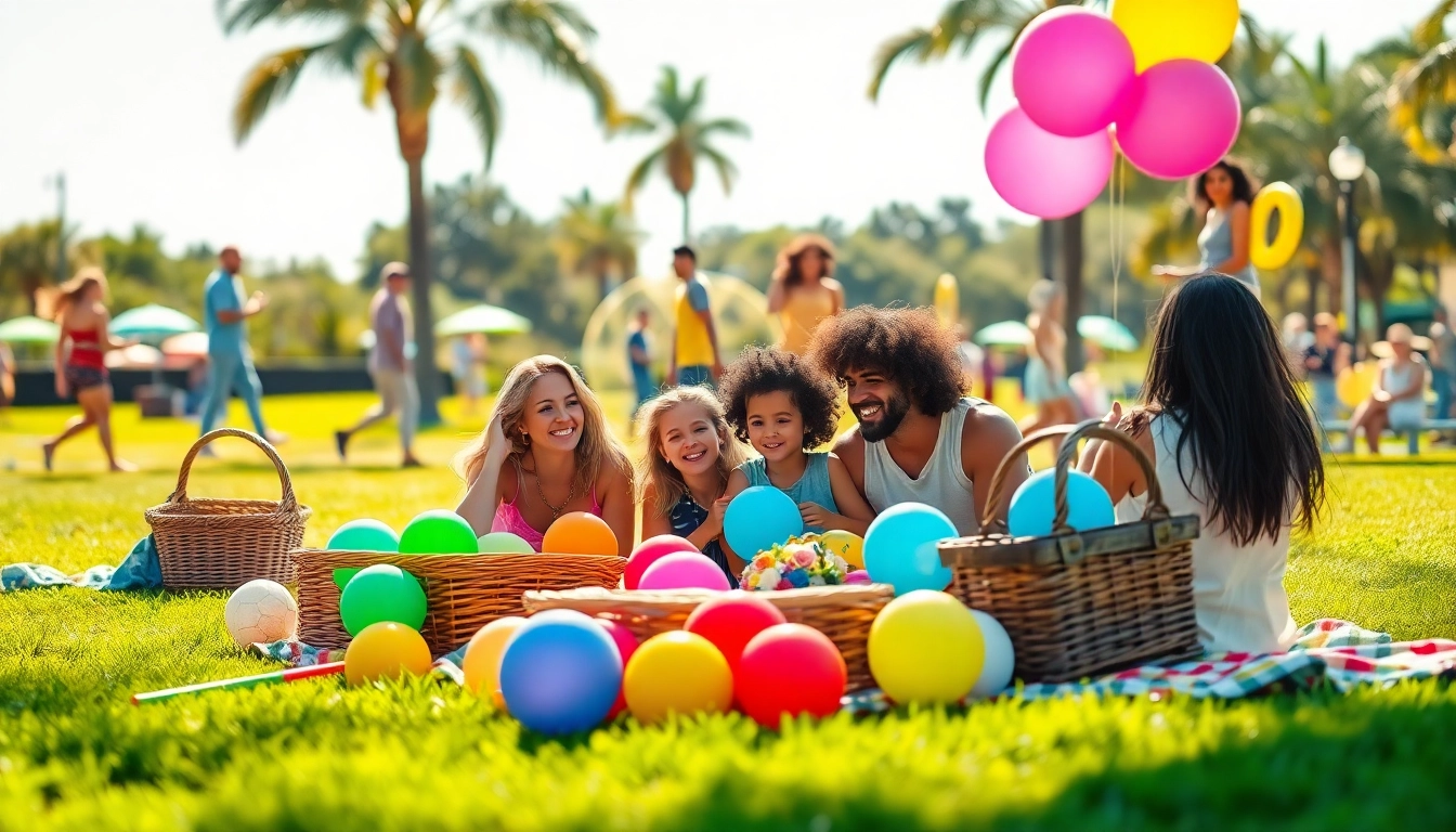 Enjoying various things to do in Tampa this weekend at a lively park filled with activities.