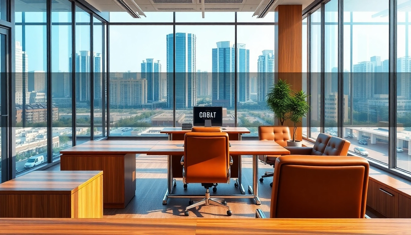 Discover a modern office interior showcasing a commercial space for rent in Bangalore, emphasizing productivity.