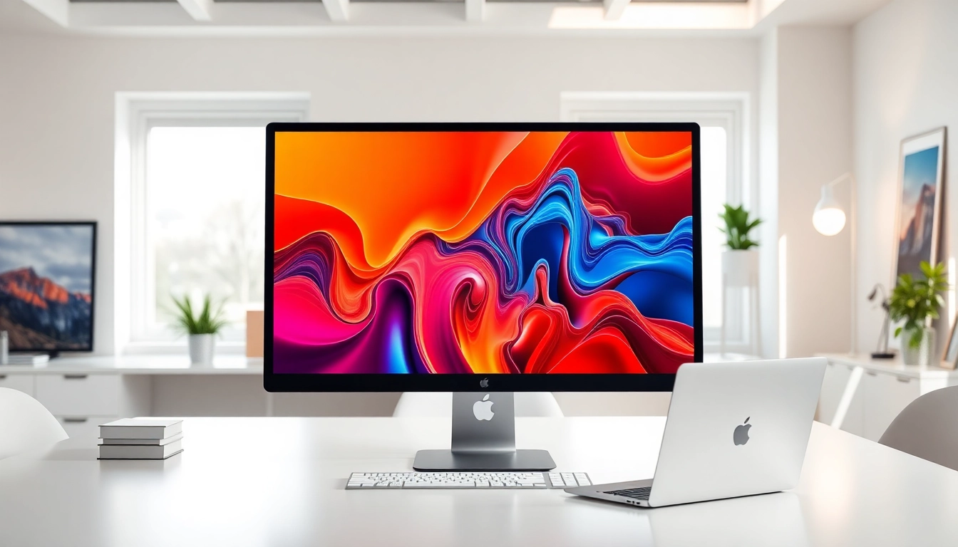 Buy Apple Pro Display XDR displayed in a modern office setup with sleek design elements.