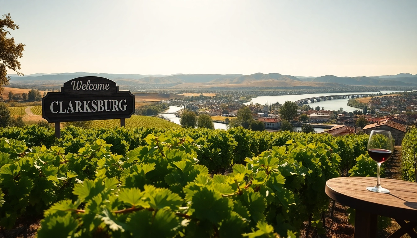 Visit Clarksburg, California to enjoy stunning vineyards and scenic riverside views.
