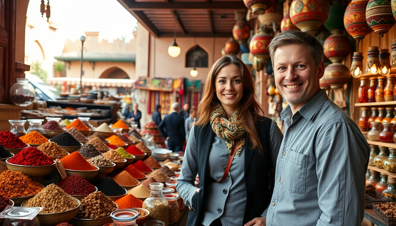 Viaja con la agencia de viajes en Marruecos para descubrir mercados vibrantes.