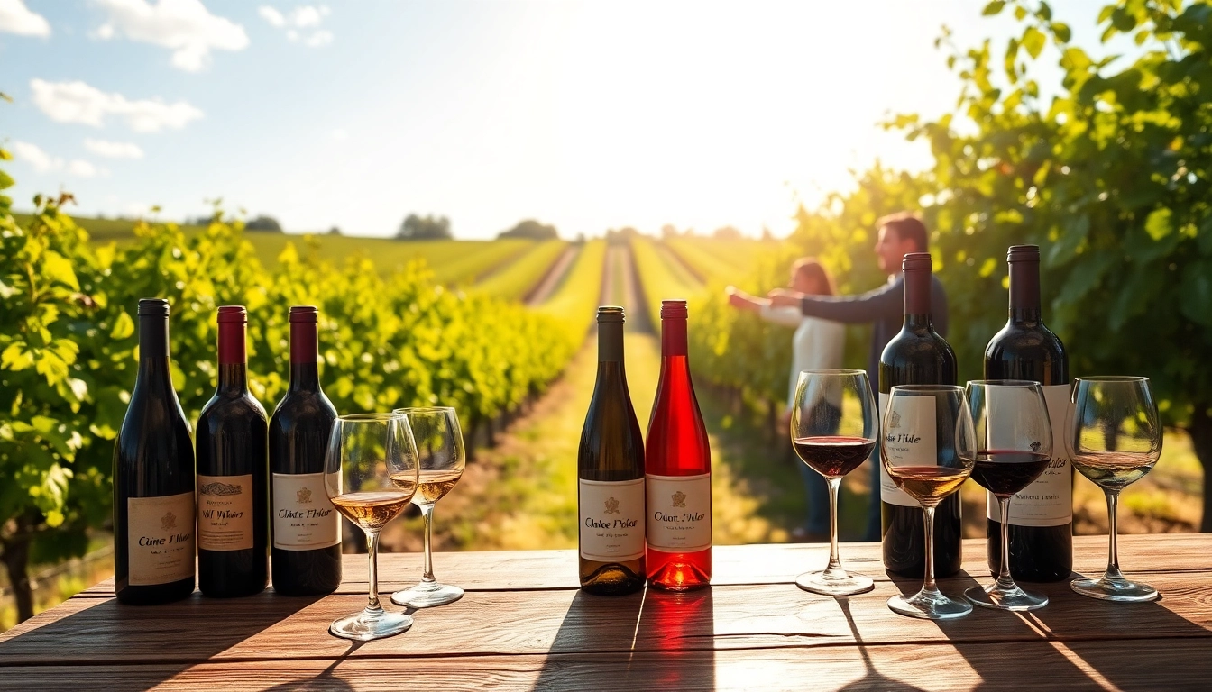 Experience winery membership benefits with guests enjoying wine in a picturesque vineyard.