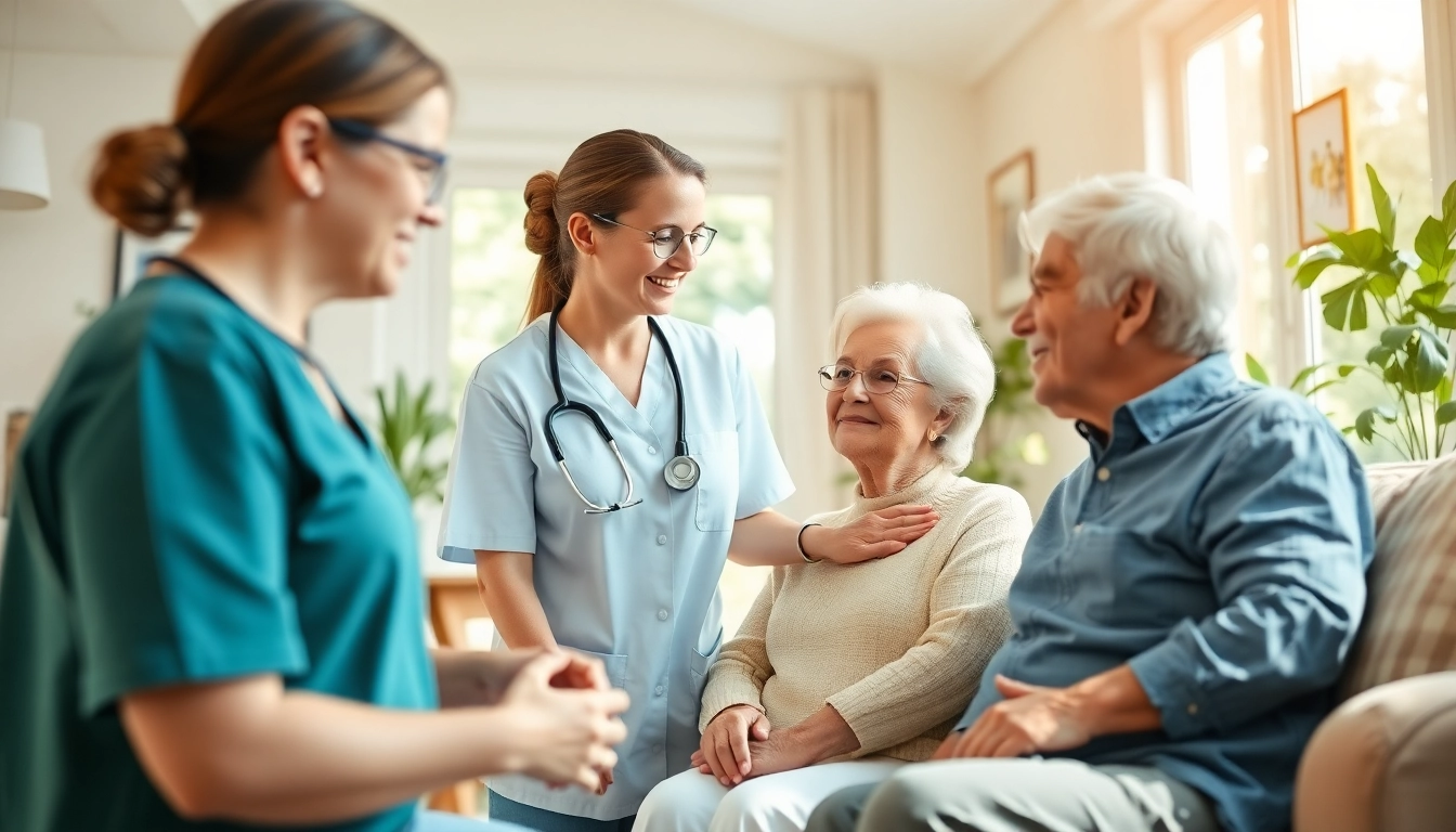 Enhance austin senior home care with compassionate caregivers supporting elderly clients in a warm home environment.
