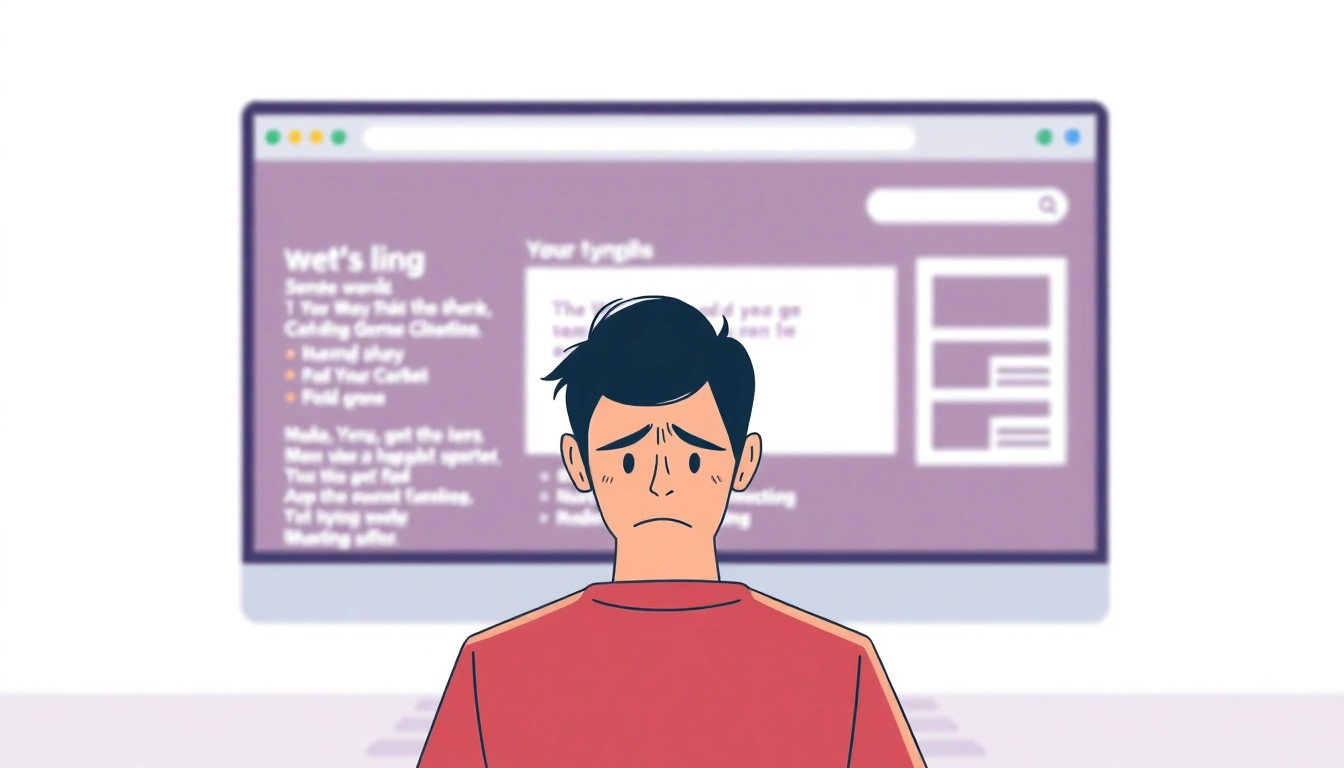 Blocked access to Inatogel user interface showing frustration and confusion on the screen.