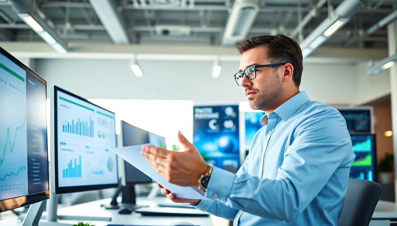 Analyze competitive intelligence data in a professional office setting with visualizations and metrics.
